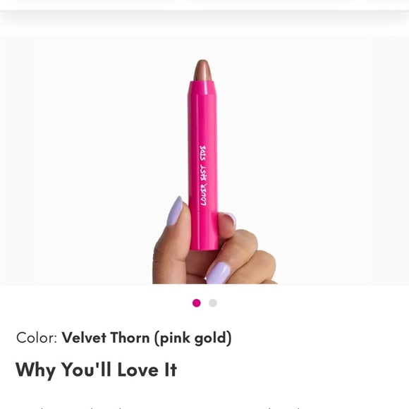 New lower east side eyeshadow crayon color velvet thorn . - Picture 6 of 6